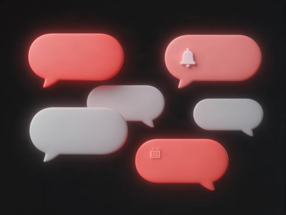 Chat assistant messages with reminders